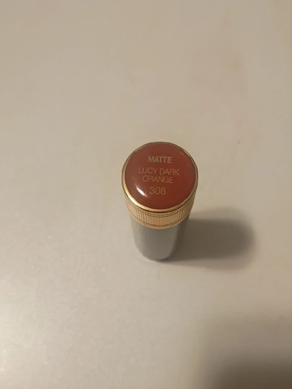 Gucci Matte Lipstick in Lucy Dark Orange 308